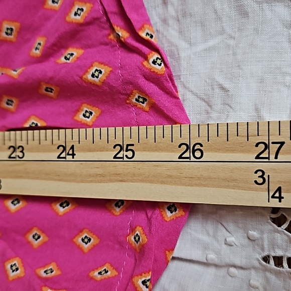 J. Jill Sleeveless Pleated Front Peplum Floral Print Blouse - Picture 11 of 11